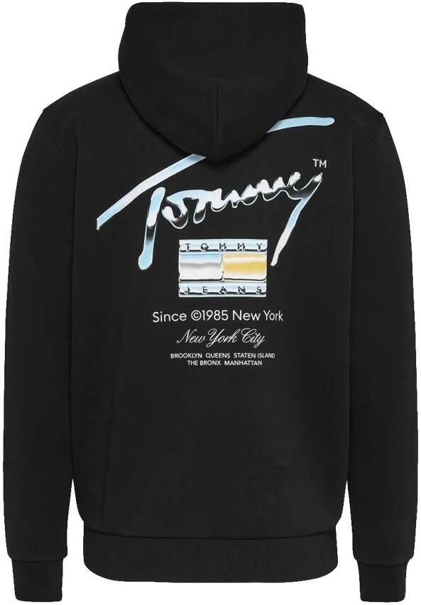 Tommy Hilfiger Metallic Urban Elegance Sweatshirt Black Heren - Foto 2