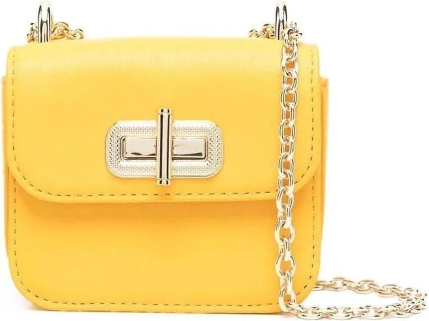 Tommy Hilfiger micro turnlock cross body tassen Yellow Dames - Foto 4