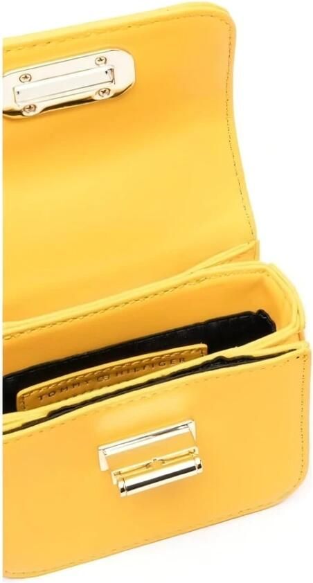 Tommy Hilfiger micro turnlock cross body tassen Yellow Dames - Foto 3