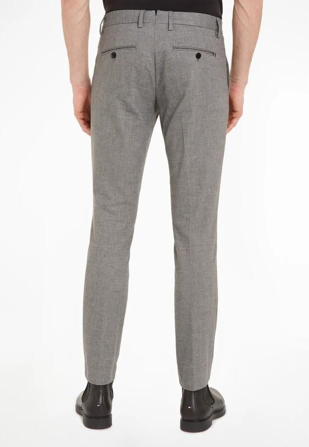 TOMMY HILFIGER Heren Broeken Bleecker Fake Solid Wool Look Donkerblauw - Foto 12