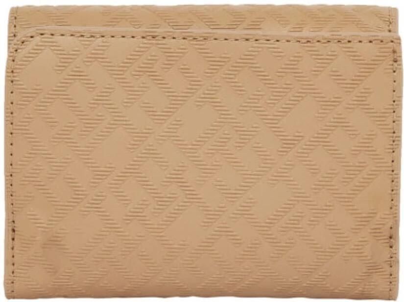 Tommy Hilfiger Monogram Kleine Portemonnee Groen Logo Beige Dames - Foto 2