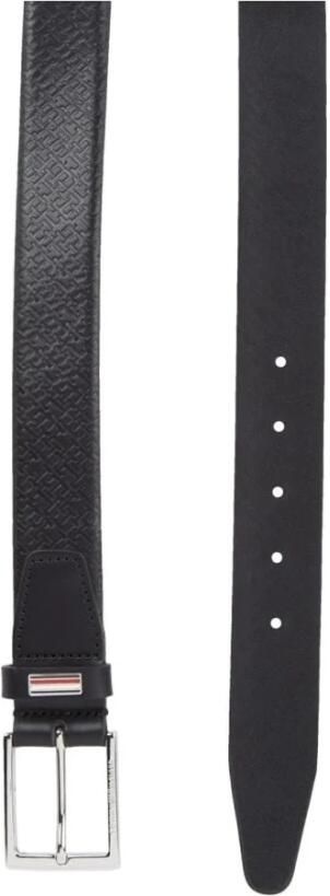 Tommy Hilfiger Riem van leer met structuurmotief model 'BUSINESS' - Foto 2