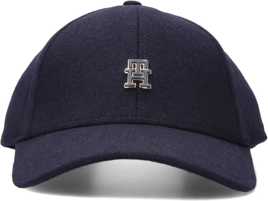 Tommy Hilfiger Monogram Wintermuts Stijlvol Donkerblauw Blue Dames - Foto 4