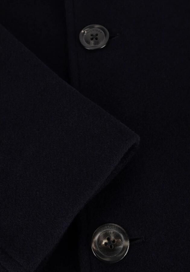 TOMMY HILFIGER Heren Jassen Dc Stand Collar Wool Mix Coat Donkerblauw