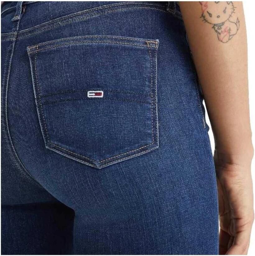 Tommy Jeans Skinny Stretch Nora Jeans Blauw Denim Blue Dames