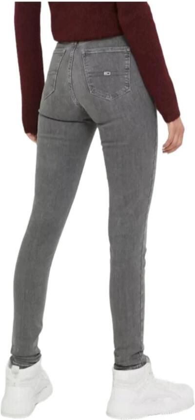 TOMMY JEANS Skinny fit jeans met logoborduursel boven het kleingeldzakje - Foto 4