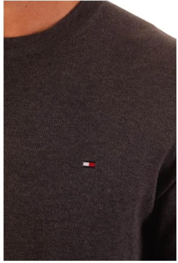Tommy Hilfiger Organisch Katoen Zijde Jersey voor Heren Gray Heren