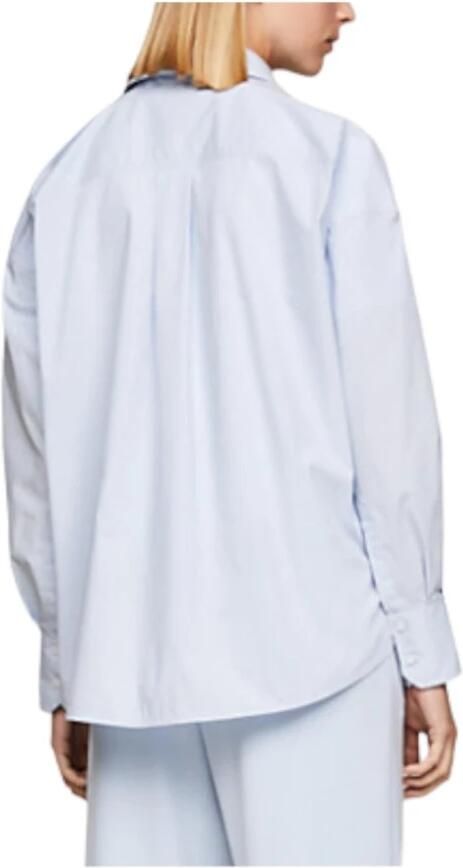 Tommy Jeans Heldere Blauwe Oversize Katoenen Shirt Blue Dames - Foto 2