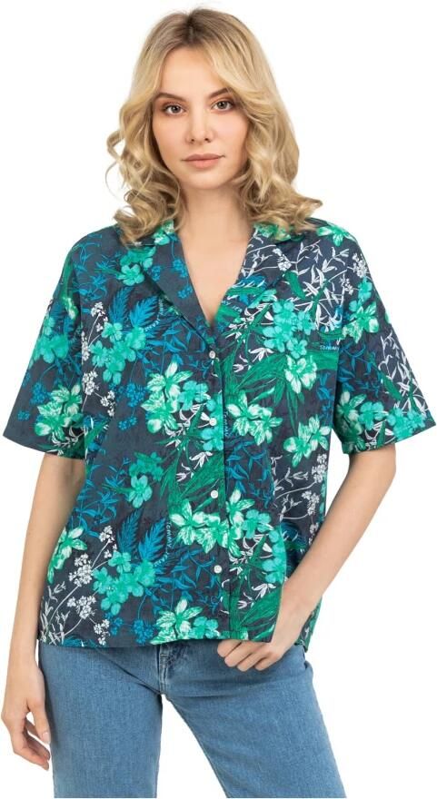 Tommy Hilfiger Oversized Damesblouse Multicolor Dames