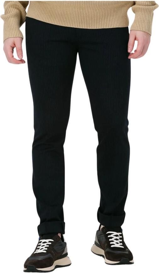 TOMMY HILFIGER Heren Broeken Bleecker Jersey Pinstripe Donkerblauw - Foto 6