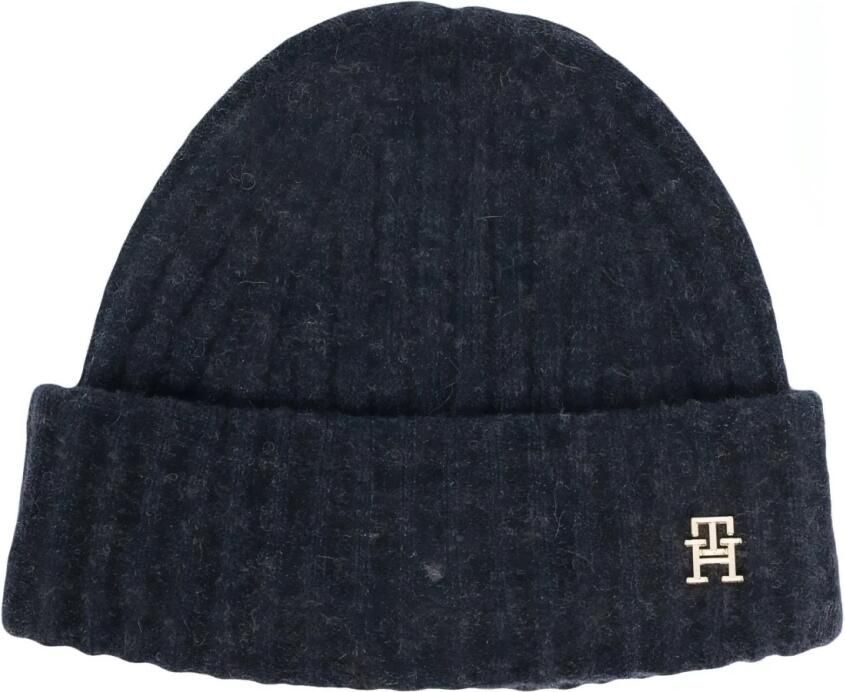 Tommy Hilfiger Muts met labelapplicatie model 'FLUFFY'