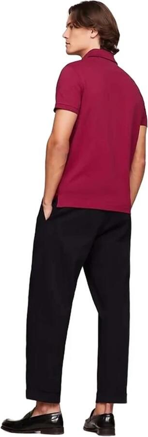 Tommy Hilfiger Rode Polo Shirt Korte Mouw Slim Fit Red Heren - Foto 3
