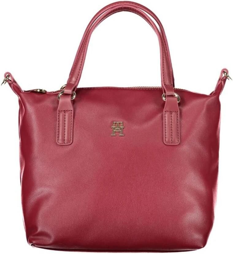 Tommy Hilfiger Polyester Handtas met Verstelbare Handvatten en Schouderband Pink Dames - Foto 2