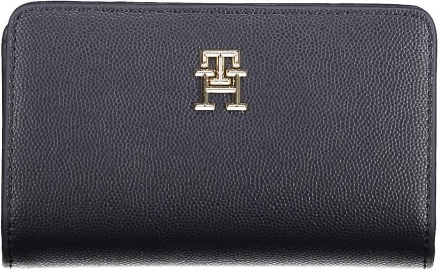 Tommy Hilfiger Blauwe Damesportemonnee met Rits en Drukknoopsluiting Blue Dames - Foto 3