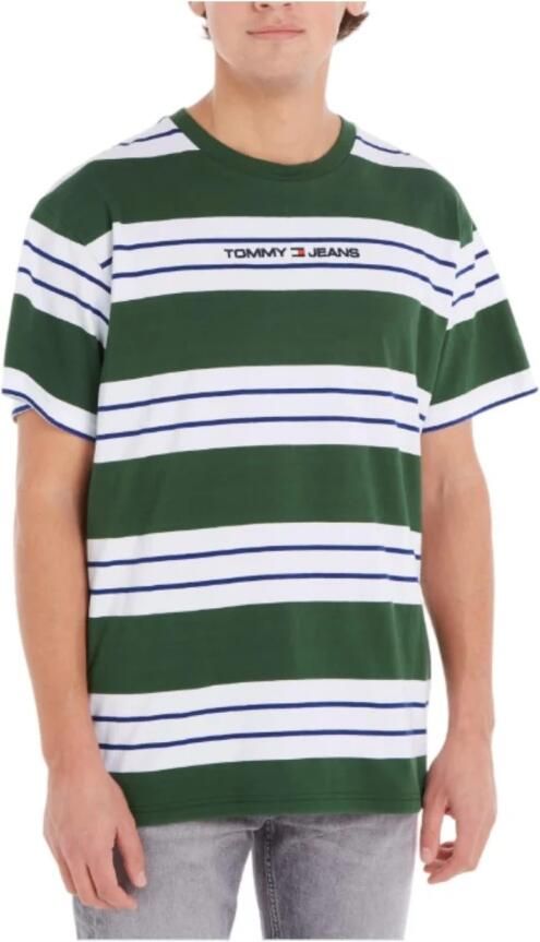 Tommy Hilfiger Relax Bold Stripe Korte Mouw T-shirt Multicolor Heren - Foto 3