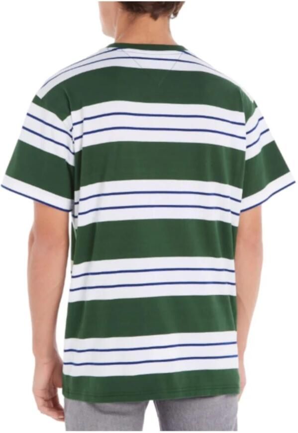 Tommy Hilfiger Relax Bold Stripe Korte Mouw T-shirt Multicolor Heren - Foto 2