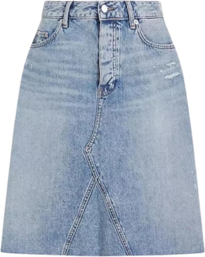 Tommy Hilfiger Jeans rok DNM RW RELAXED SKIRT MIO WRN - Foto 4