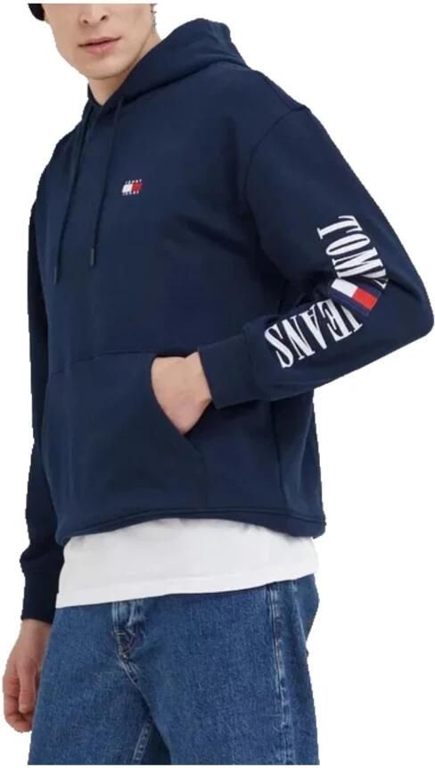 Tommy Hilfiger Retro Chic Archief Hoodie Blue Heren - Foto 3