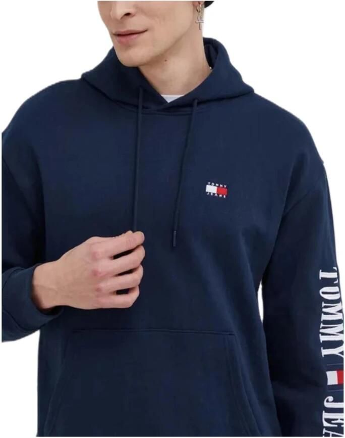 Tommy Hilfiger Retro Chic Archief Hoodie Blue Heren
