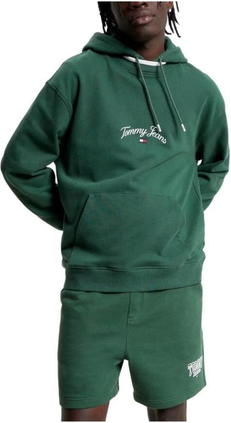 Tommy Hilfiger RLX Serif Flag Tommy Jeans Sweatshirt Green Heren - Foto 3