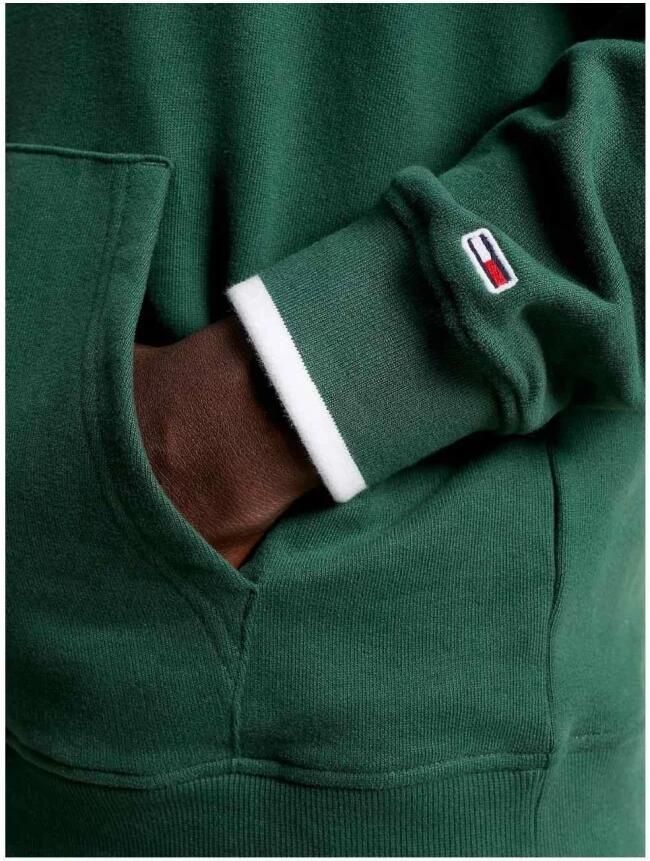 Tommy Hilfiger RLX Serif Flag Tommy Jeans Sweatshirt Green Heren - Foto 2
