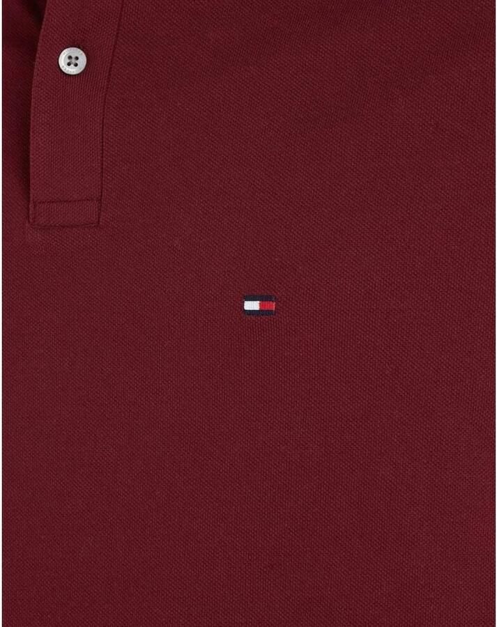 Tommy Hilfiger Rode Polo Shirt met Iconisch Logo Borduurwerk Red Heren
