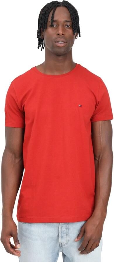 Tommy Hilfiger Rood korte mouw T-shirt Casual Stijl Orange Heren - Foto 3