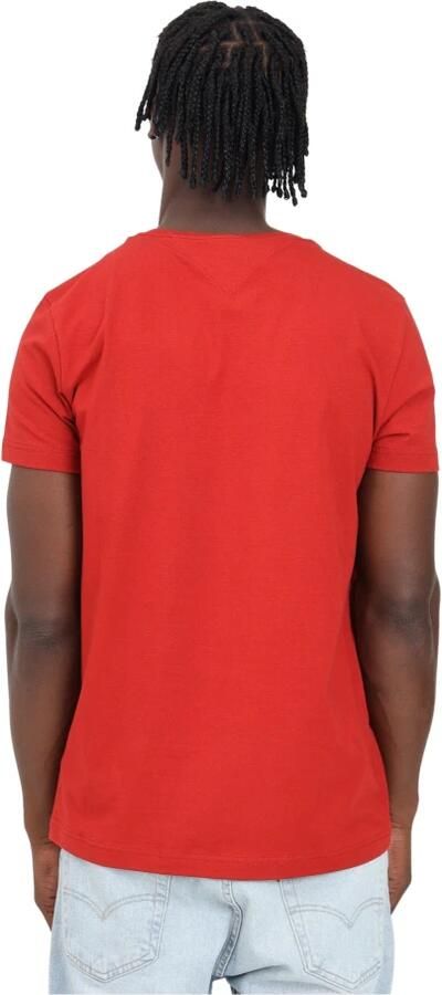Tommy Hilfiger Rood korte mouw T-shirt Casual Stijl Orange Heren - Foto 2