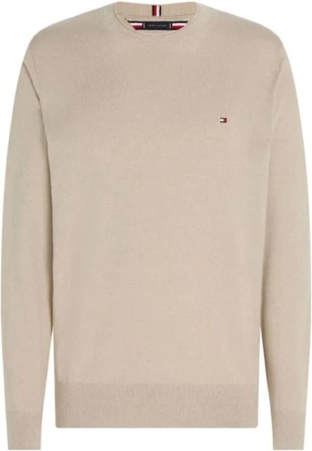 Tommy Hilfiger Trui met ronde hals MOULINE ORGANIC COTTON C NECK - Foto 3