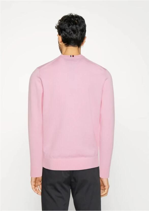 Tommy Hilfiger Roze Sweater Ronde Hals Katoen Polyester Pink Heren - Foto 4