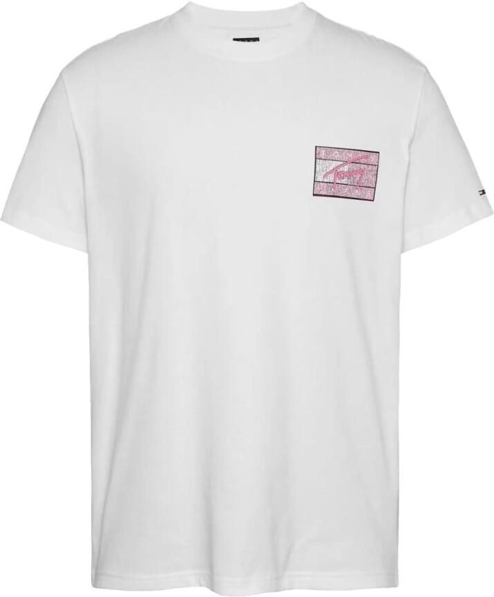 Tommy Hilfiger Rwb Flag T-shirt White Heren - Foto 3