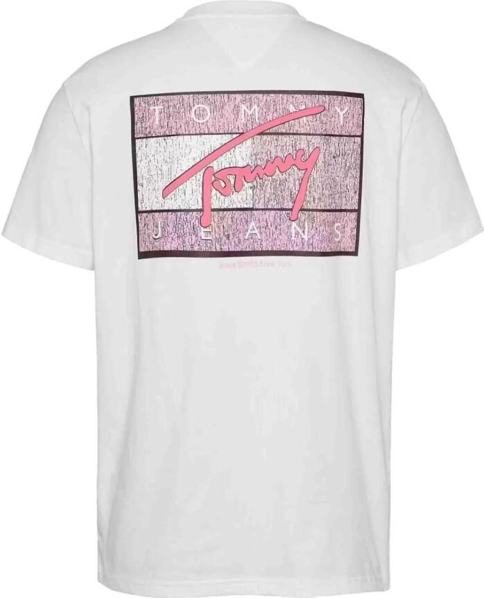 Tommy Hilfiger Rwb Flag T-shirt White Heren - Foto 2