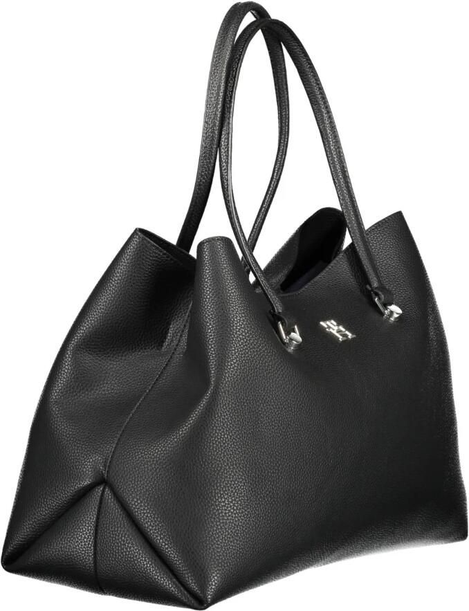 Tommy Hilfiger Schoudertas met centrale zak en logo Black Dames - Foto 4