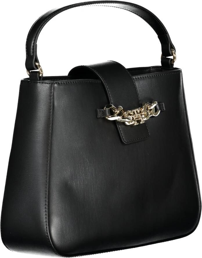 Tommy Hilfiger Zwarte polyethyleen schoudertas met verstelbare riem Black Dames - Foto 2