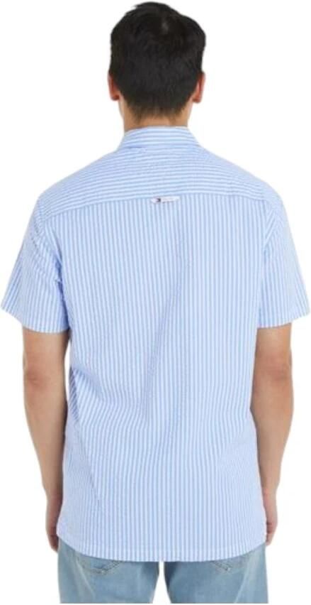 TOMMY JEANS Overhemd met korte mouwen TJM REG STRIPE SEERSUCKER SHIRT - Foto 2