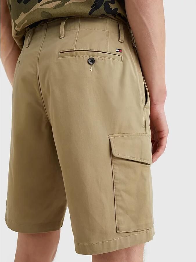 Tommy Hilfiger Relaxed tapered fit korte cargobroek met stretch - Foto 3