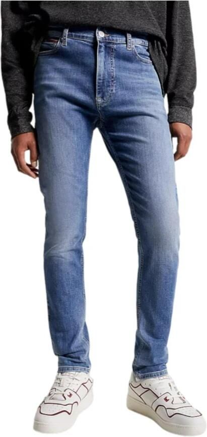 Tommy Jeans Blauwe Skinny Fit Denim Broek Blue Heren - Foto 2