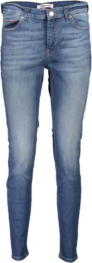 Tommy Hilfiger Skinny Gewassen Jeans met Knoopsluiting Blue Dames - Foto 3