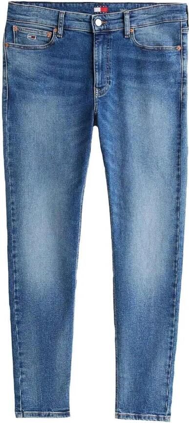 Tommy Jeans Blauwe Skinny Fit Stretch Denim Jeans Blue Heren - Foto 9