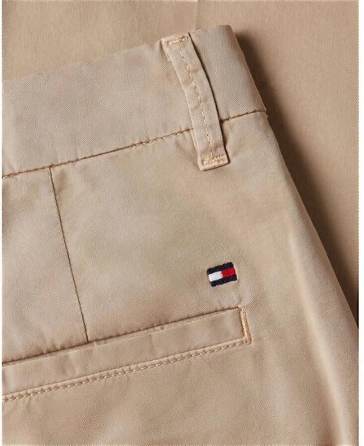 Tommy Hilfiger Chino SLIM CO BLEND CHINO PANT met persplooien