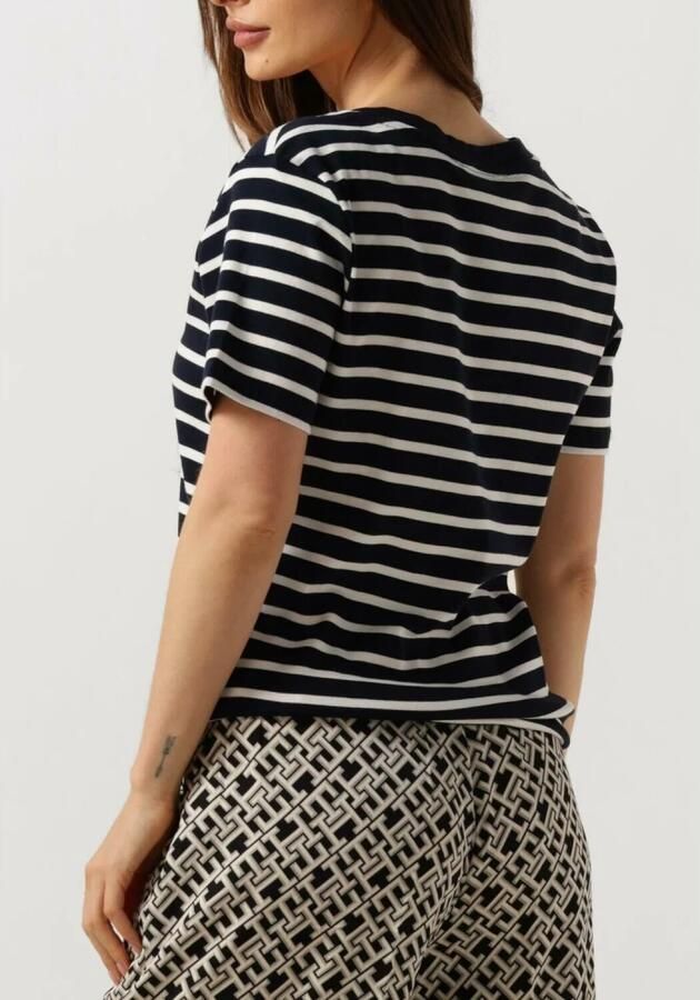 TOMMY HILFIGER Dames Tops & T-shirts New Slim Cody V-neck Ss Donkerblauw - Foto 2