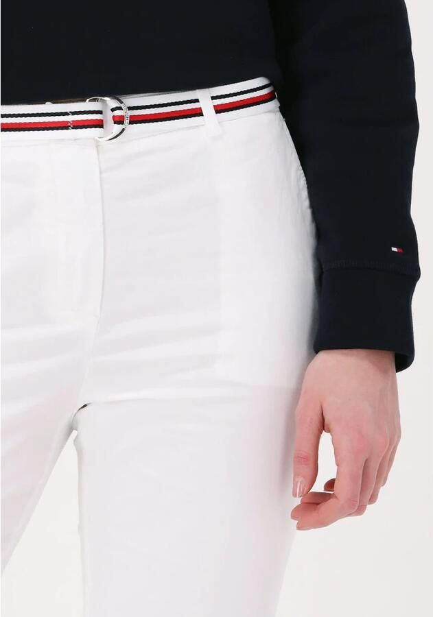 Tommy Hilfiger Chino HAILEY SLIM CO TENCEL CHINO PANT met riem met strepen - Foto 2