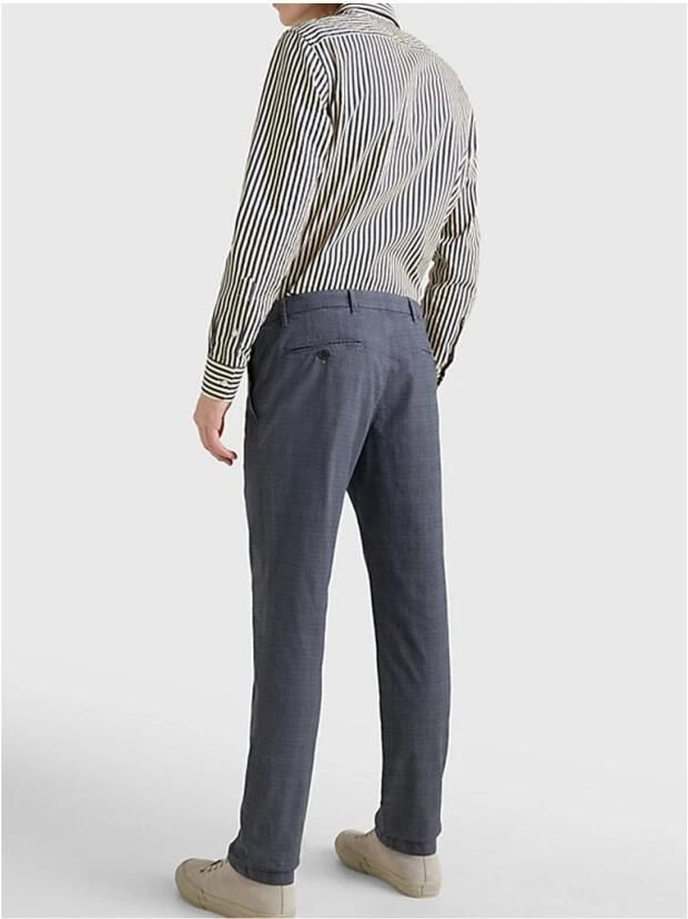 Tommy Hilfiger Straight leg stoffen broek met achterzakken model 'DENTON' - Foto 2