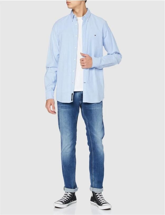 Tommy Jeans slim fit jeans Scanton 1a5 dynamic jacob mid blue - Foto 13