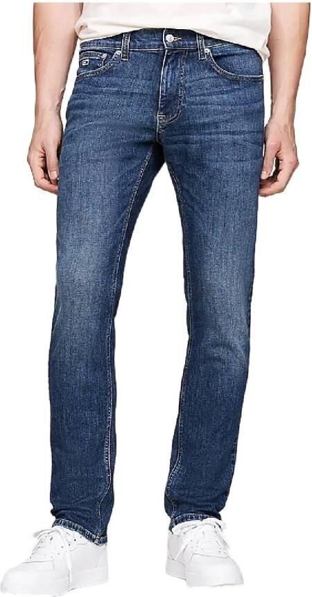 Tommy Jeans Heren Jeans Herfst Winter Collectie 100% Katoen Blue Heren - Foto 3