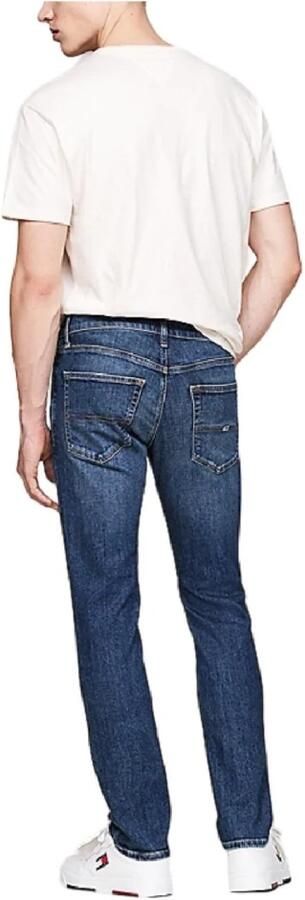 Tommy Jeans Heren Jeans Herfst Winter Collectie 100% Katoen Blue Heren - Foto 2