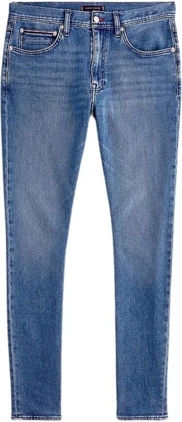Tommy Hilfiger Tapered Heren Jeans met Vijf Zakken Blue Heren - Foto 3