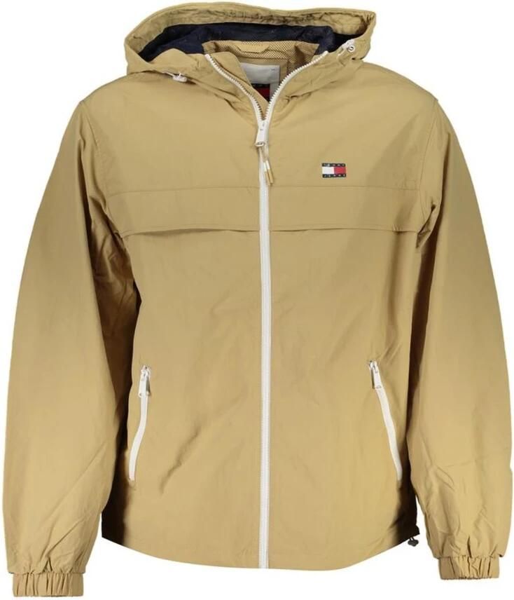 Tommy Hilfiger Sportieve Beige Hoodie met Logo Beige Heren