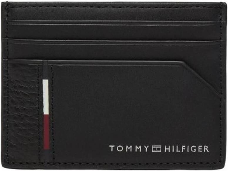 Tommy Hilfiger Stijlvol Leren Portemonnee Mannen Collectie Black Heren - Foto 4