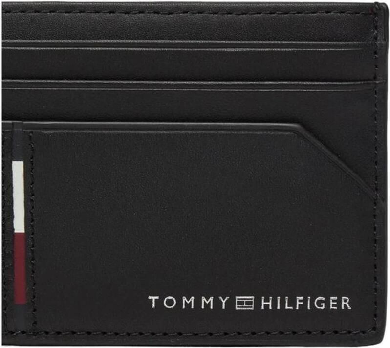 Tommy Hilfiger Stijlvol Leren Portemonnee Mannen Collectie Black Heren - Foto 2